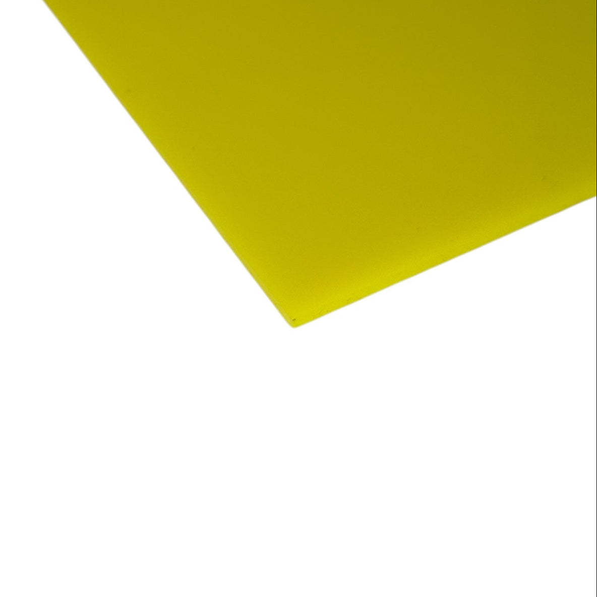 Plancha de Acrilico Color Amarillo Oscuro - 40 x 30 cm (3mm)