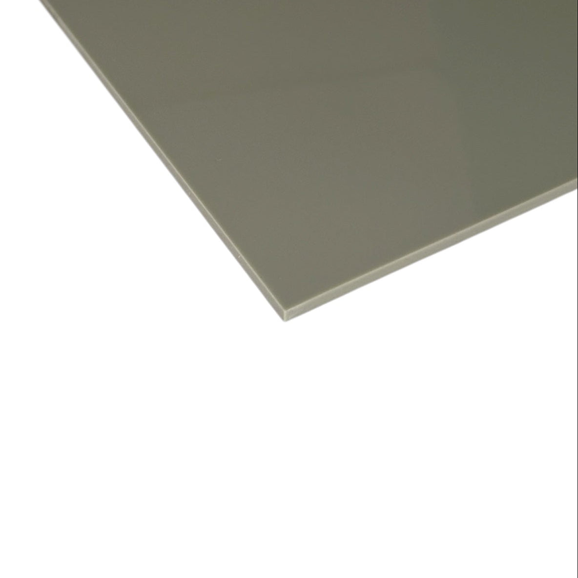 Plancha de Acrilico Color Pastel Gris Claro - 40 x 30 cm (3mm)