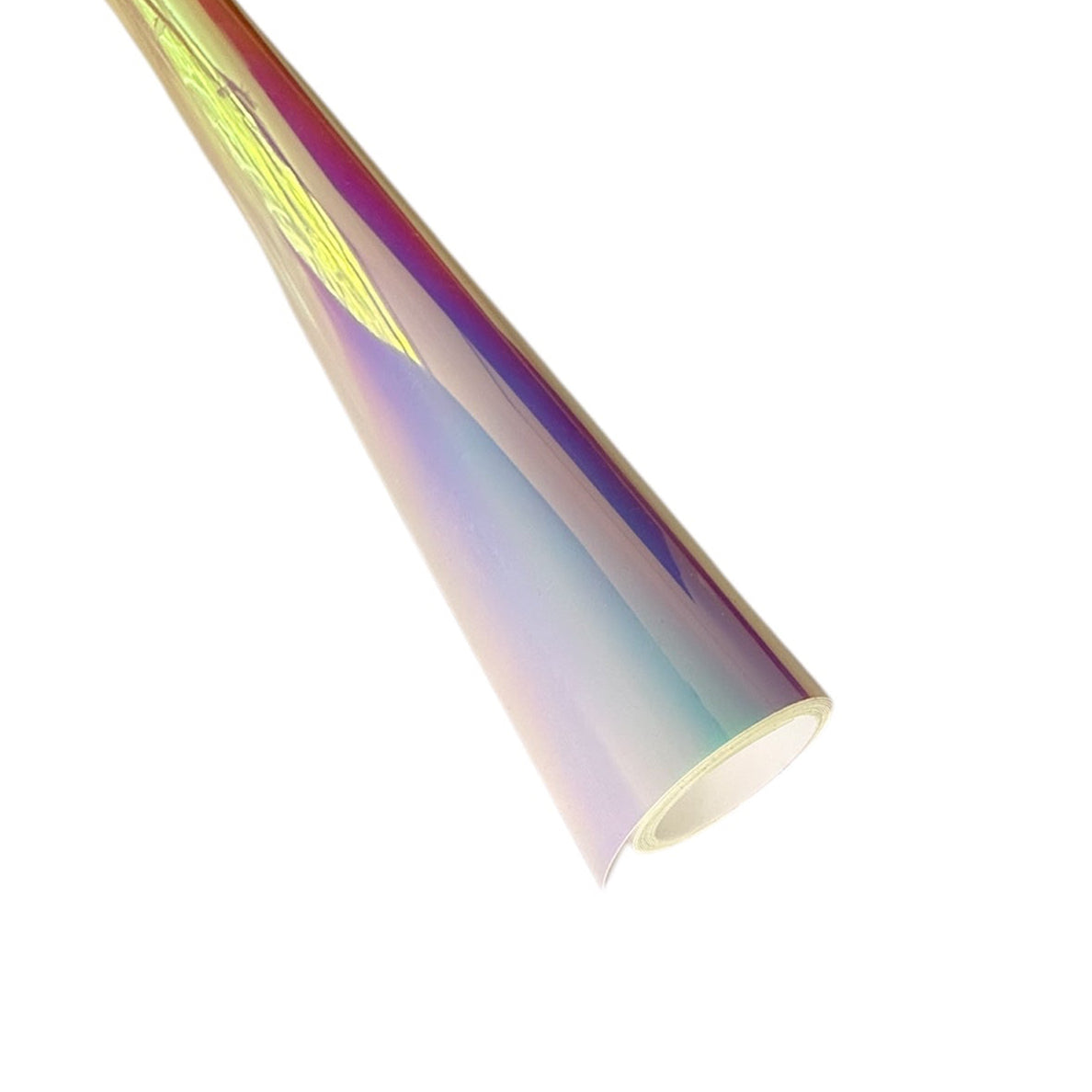 Vinilo Termotransferible Fotoluminiscente Arcoíris Azul a Verde - 0.5 x 1 metro