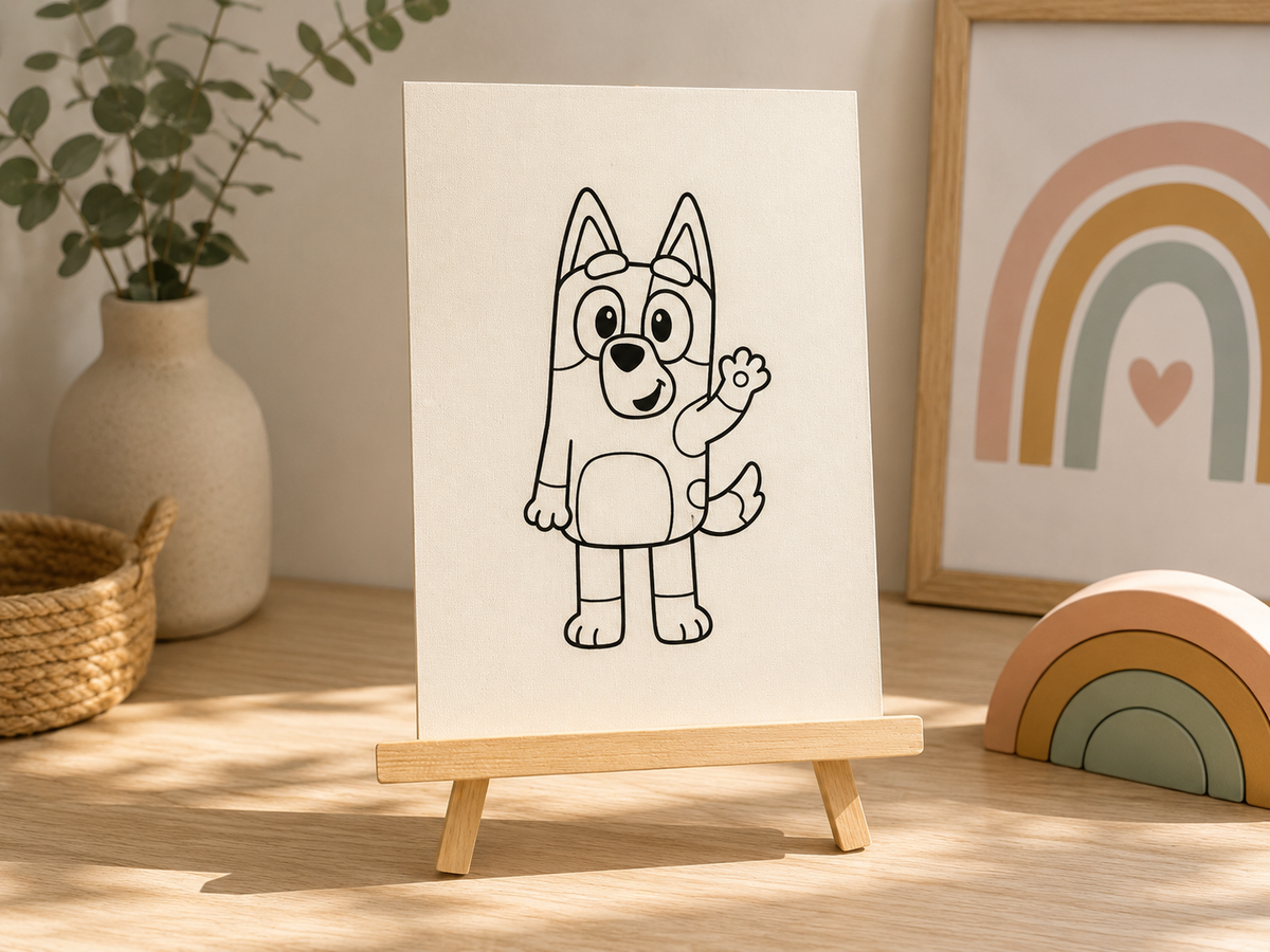 Sorpresita / Actividad Para Cumpleaños - Cuadro Para Pintar