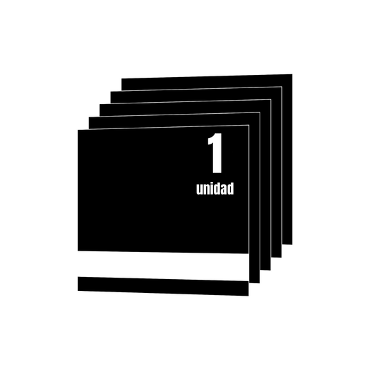 Lámina plástica bicolor para grabado láser – Negro a Blanco (1 unidad)