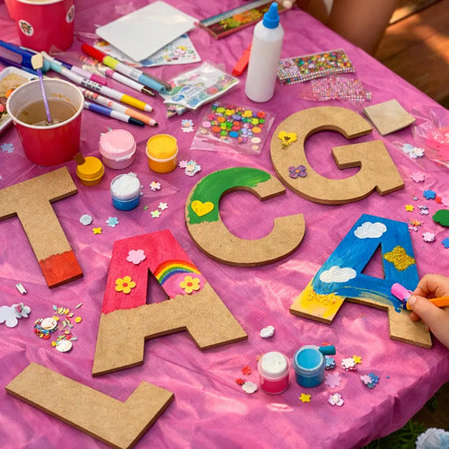 Sorpresita / Actividad Para Cumpleaños - Letras Para Pintar