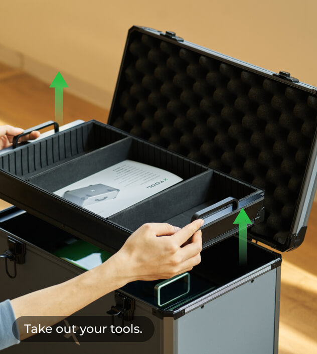 Caja con ruedas para transporte F1