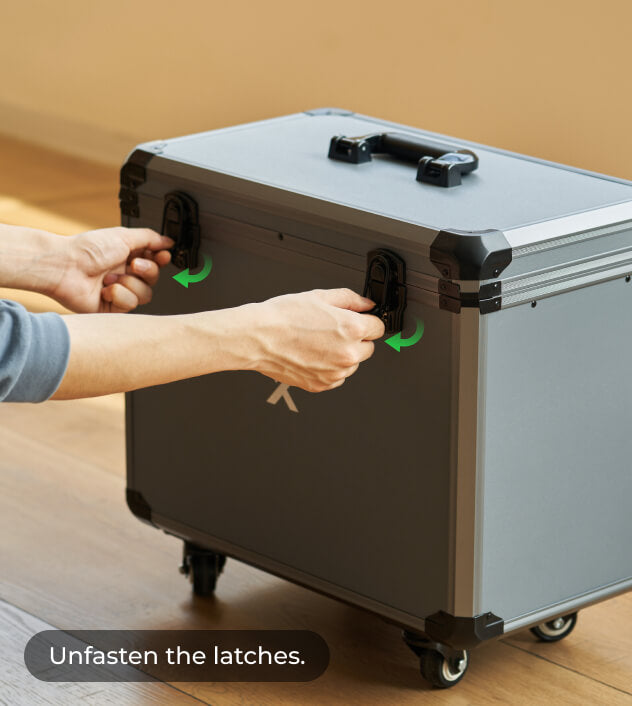 Caja con ruedas para transporte F1