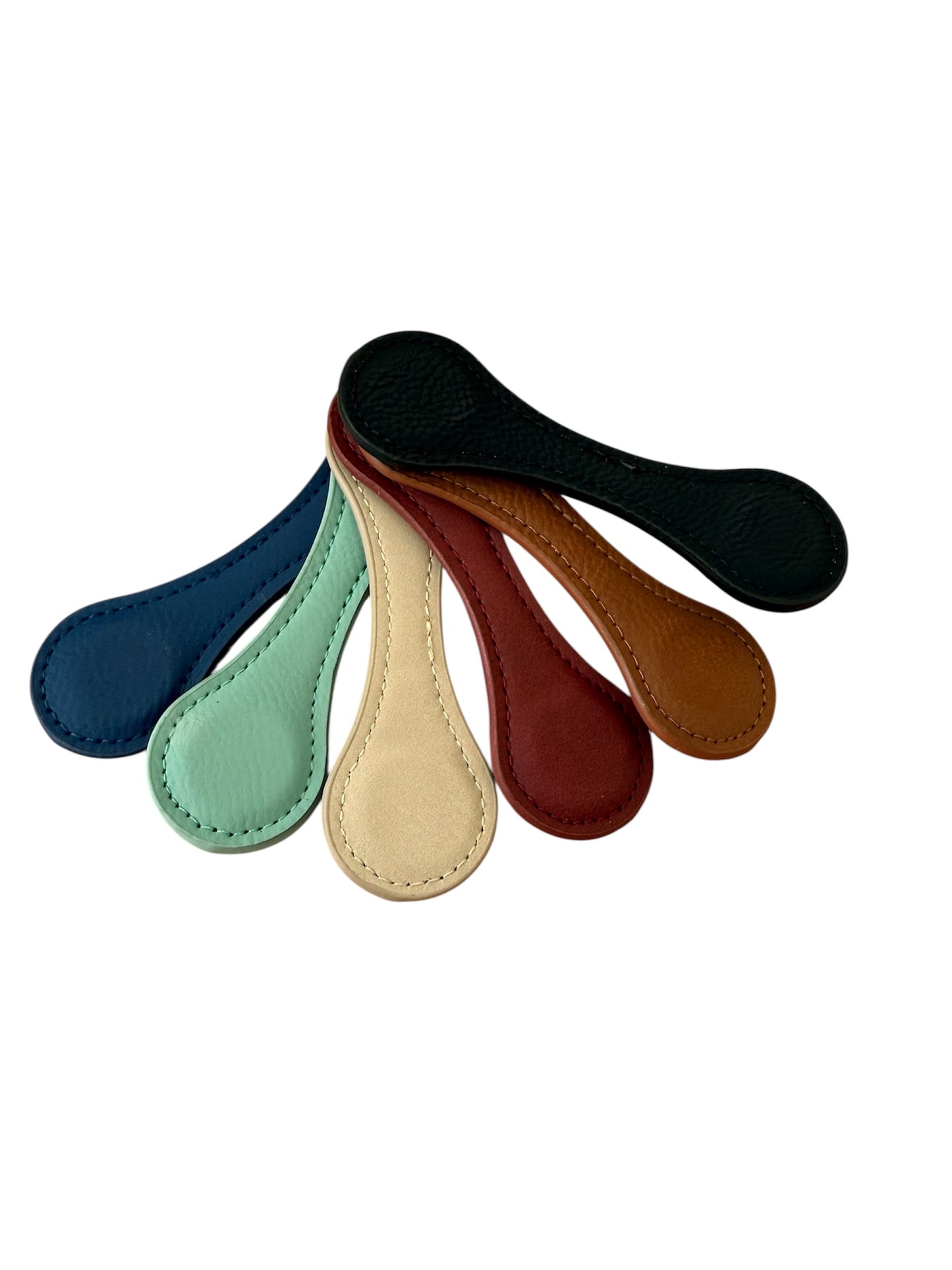 Marcalibros / Aprieta papeles de cuero sintético