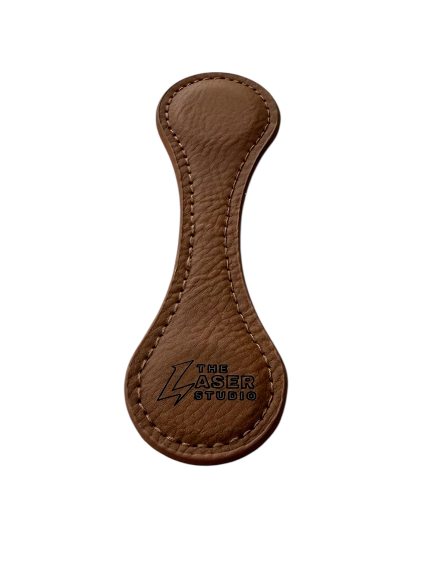 Marcalibros / Aprieta papeles de cuero sintético