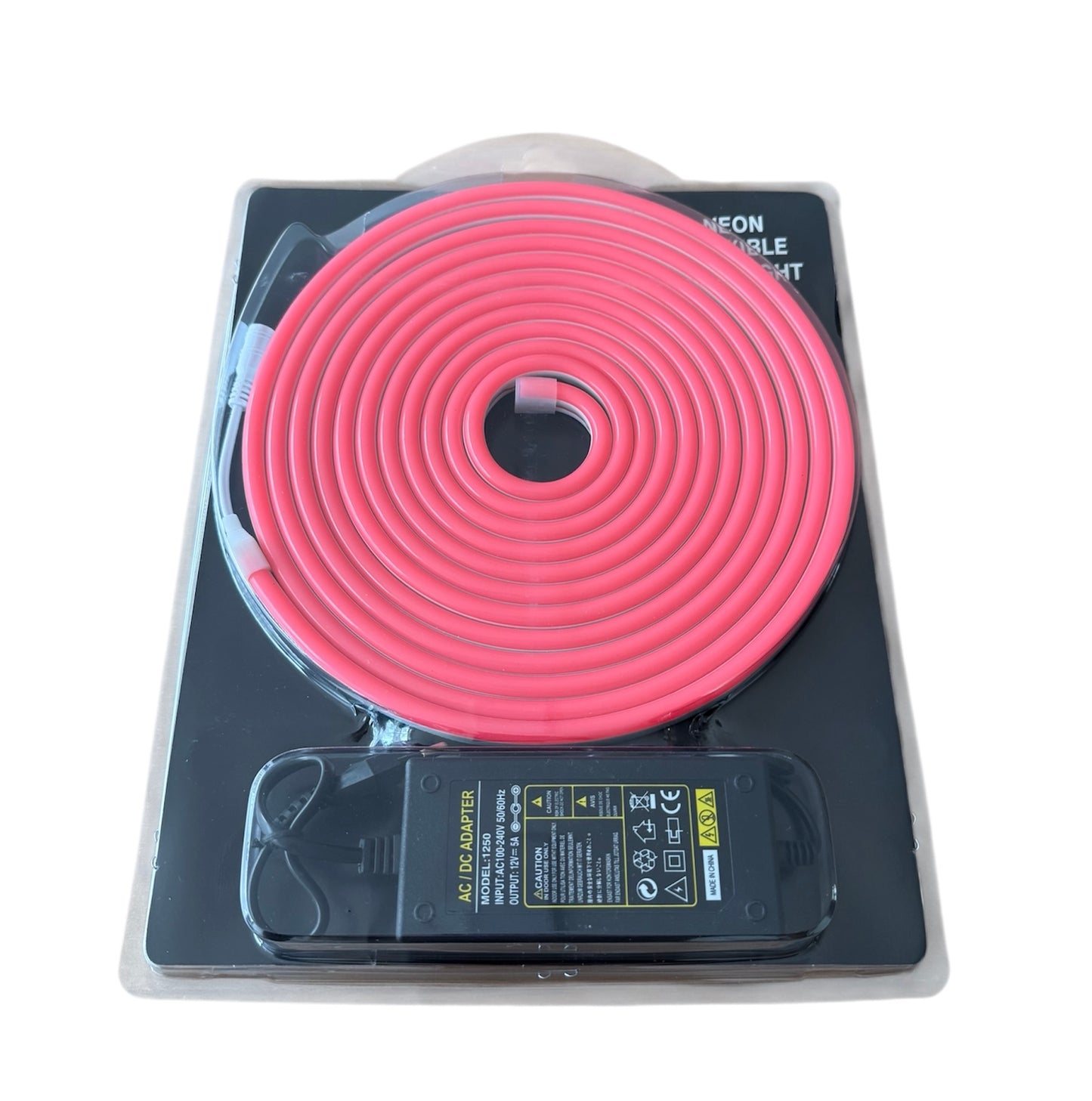 Tira LED Neon Flex de PVC – 5 metros (120 LEDs/m, 8×16 mm)