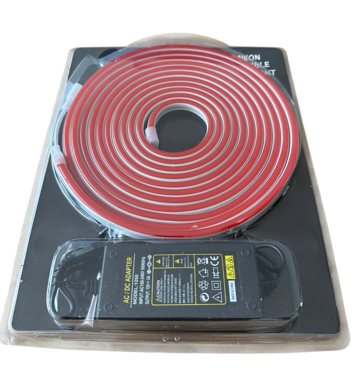 Tira LED Neon Flex de PVC – 5 metros (120 LEDs/m, 8×16 mm)