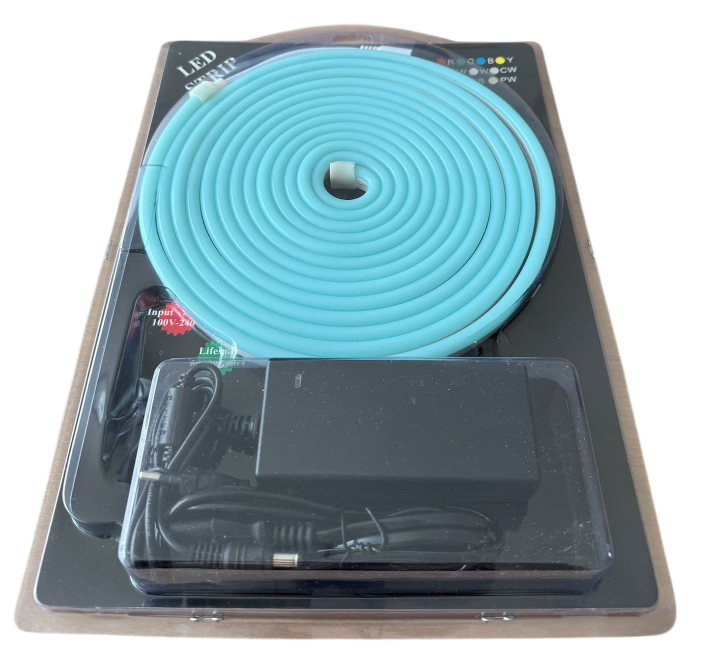 Tira LED Neon Flex de Silicona – 5 metros (120 LEDs/m, 8×16 mm)