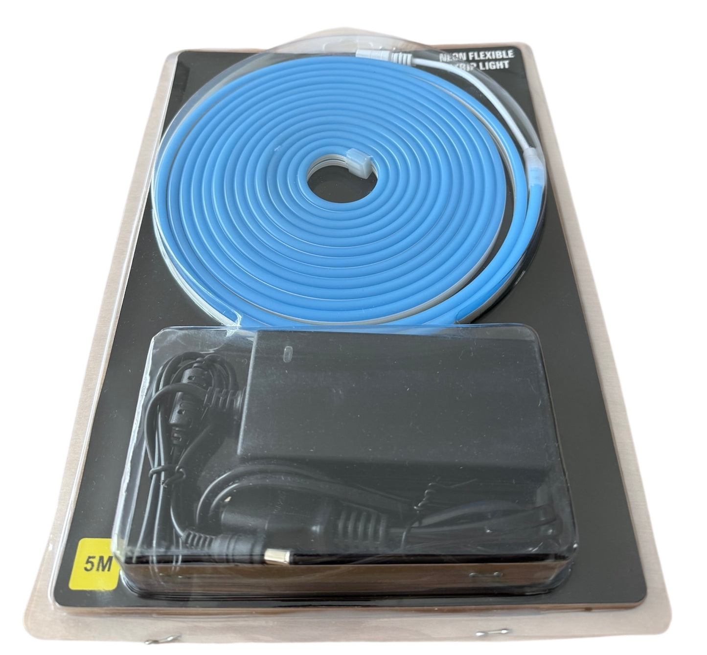 Tira LED Neon Flex de Silicona – 5 metros (120 LEDs/m, 6×12 mm)