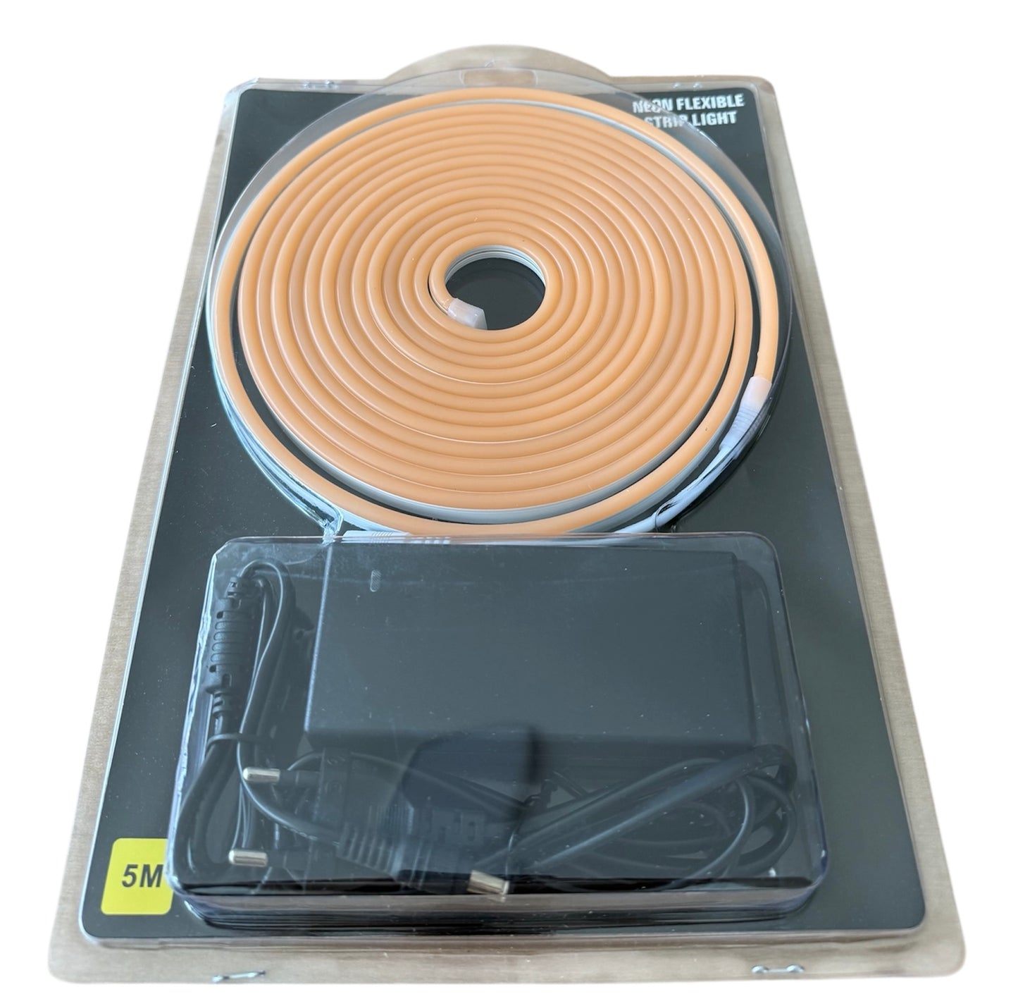 Tira LED Neon Flex de Silicona – 5 metros (120 LEDs/m, 6×12 mm)