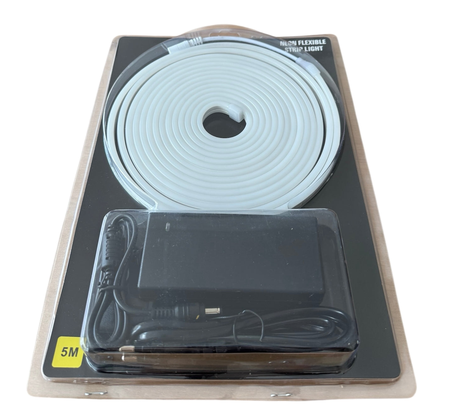 Tira LED Neon Flex de Silicona – 5 metros (120 LEDs/m, 6×12 mm)