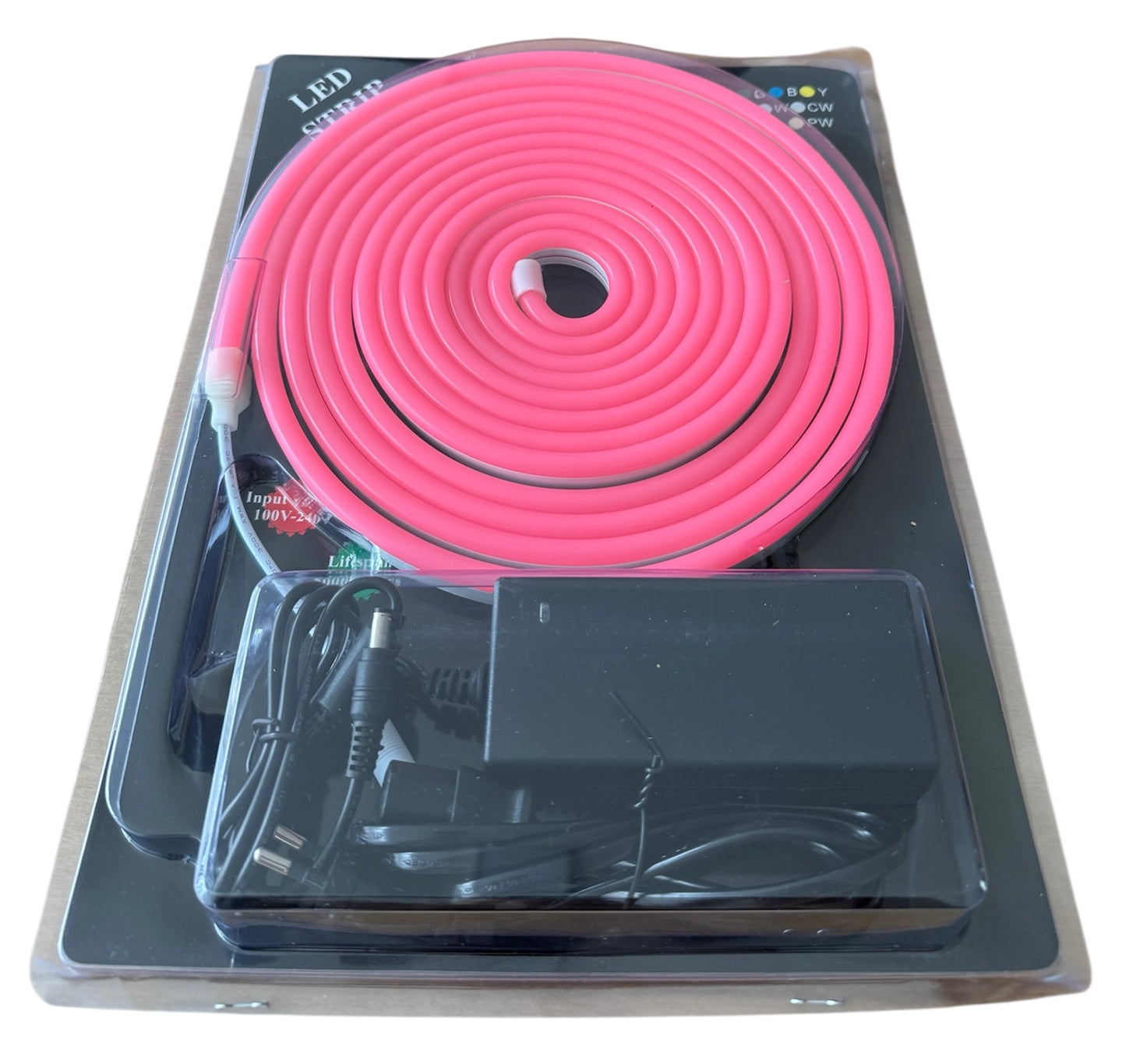 Tira LED Neon Flex de Silicona – 5 metros (120 LEDs/m, 8×16 mm)