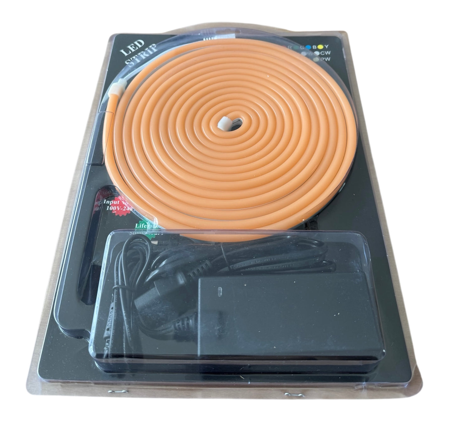 Tira LED Neon Flex de Silicona – 5 metros (120 LEDs/m, 8×16 mm)