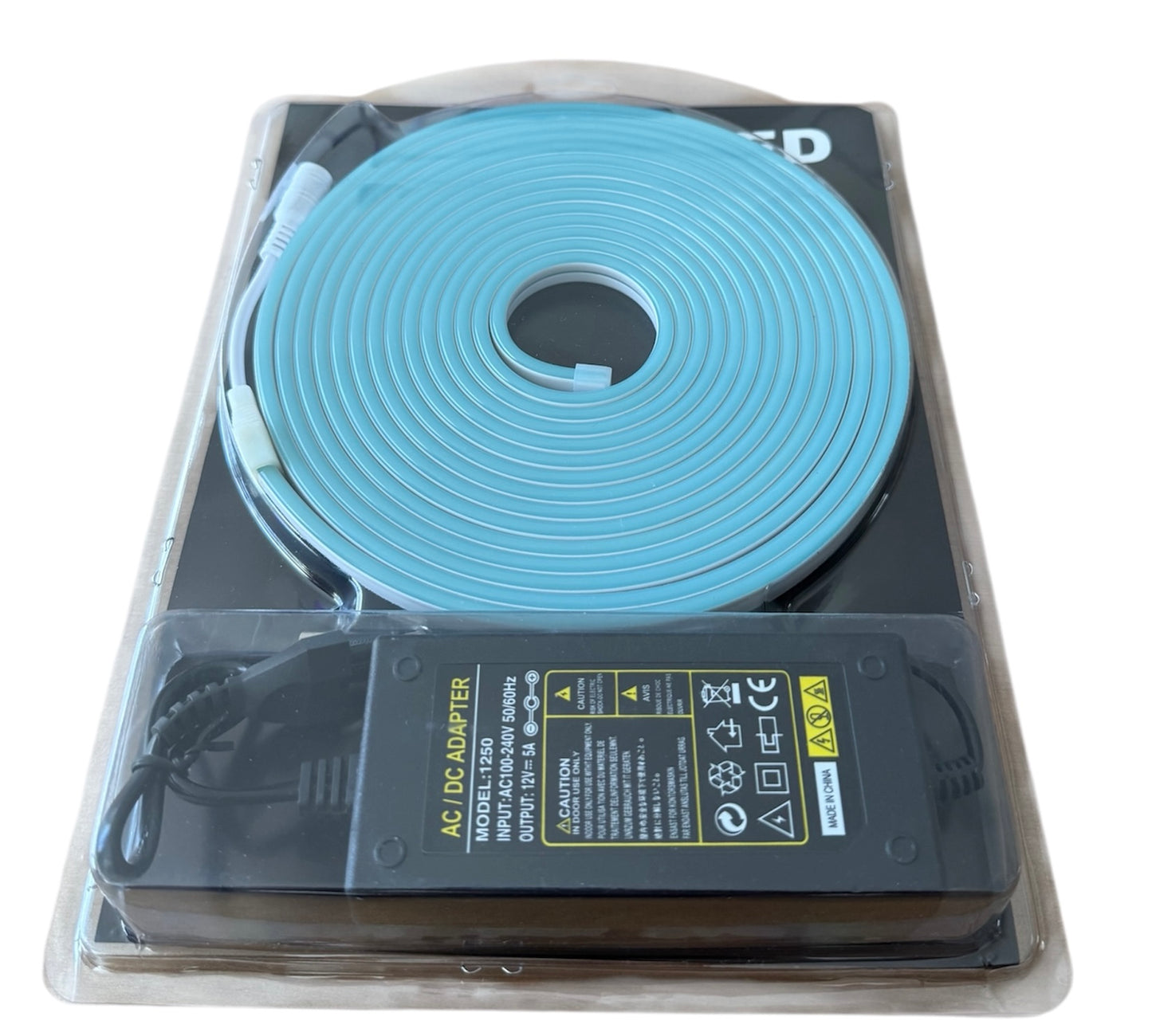 Tira LED Neon Flex de PVC – 5 metros (120 LEDs/m, 6×12 mm)