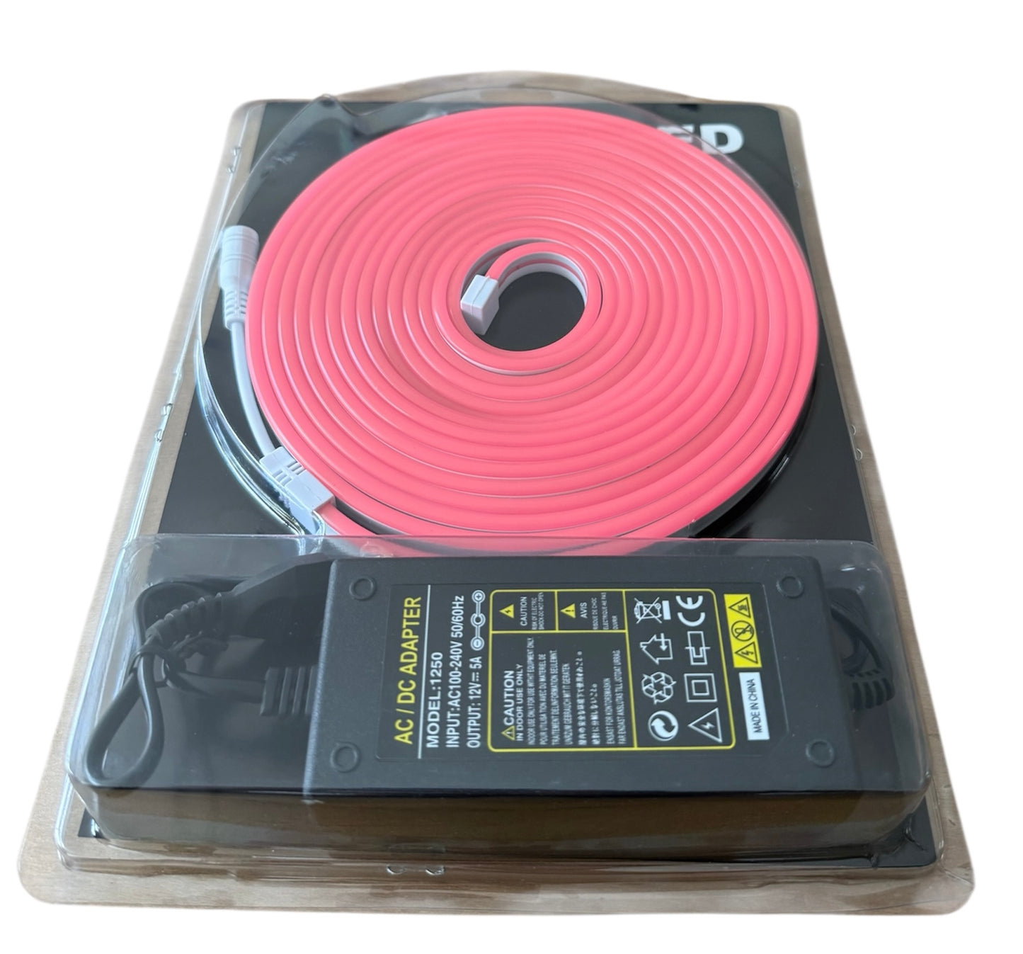 Tira LED Neon Flex de PVC – 5 metros (120 LEDs/m, 6×12 mm)