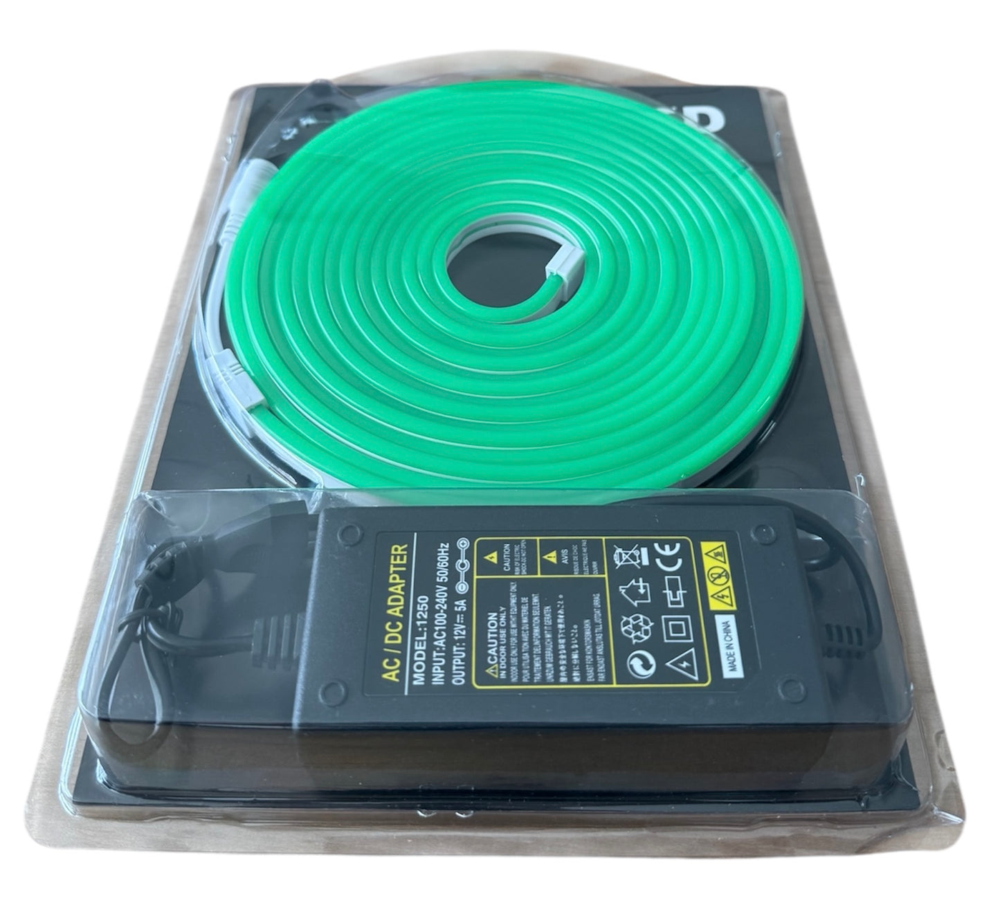 Tira LED Neon Flex de PVC – 5 metros (120 LEDs/m, 6×12 mm)