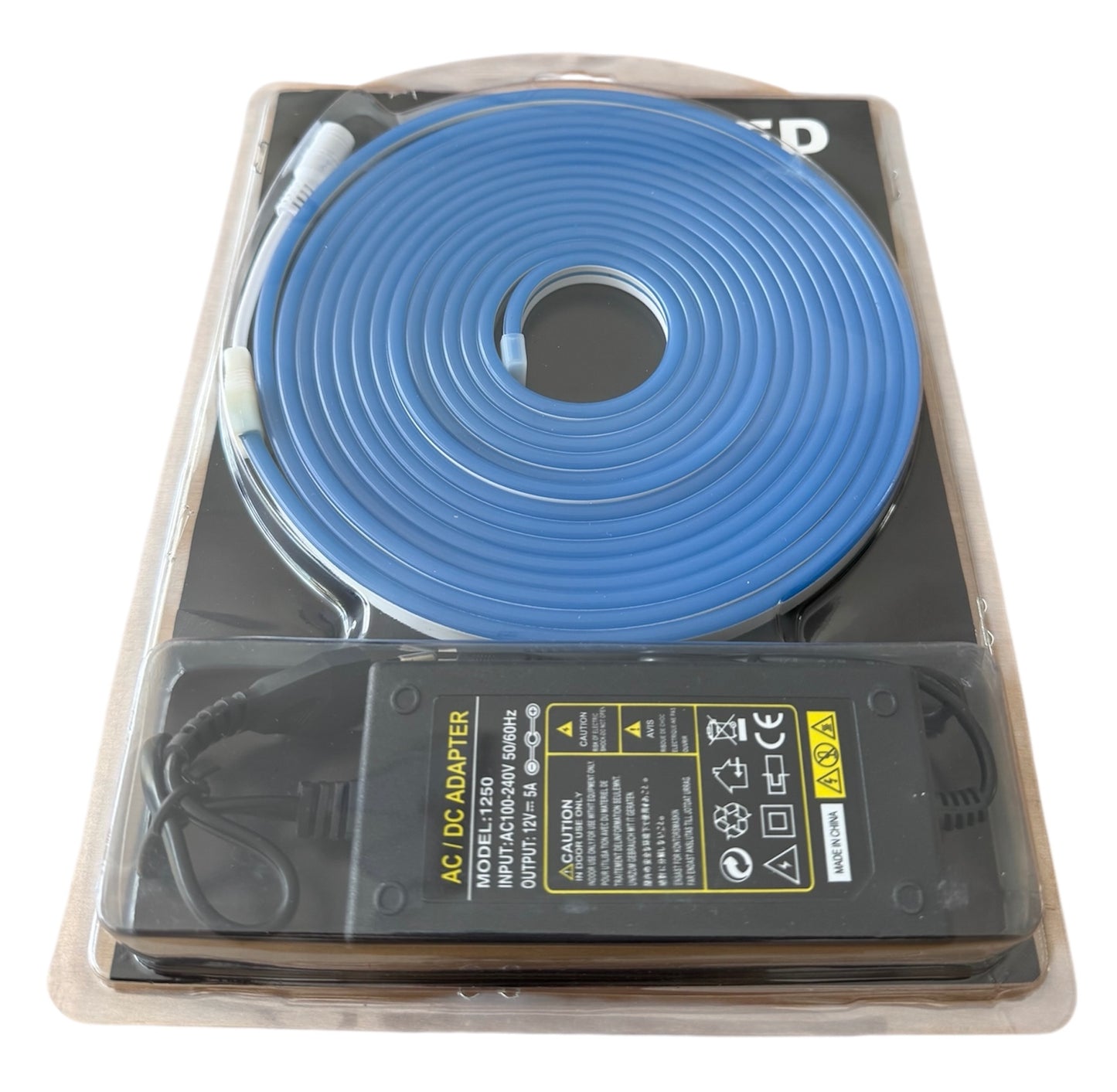 Tira LED Neon Flex de PVC – 5 metros (120 LEDs/m, 6×12 mm)