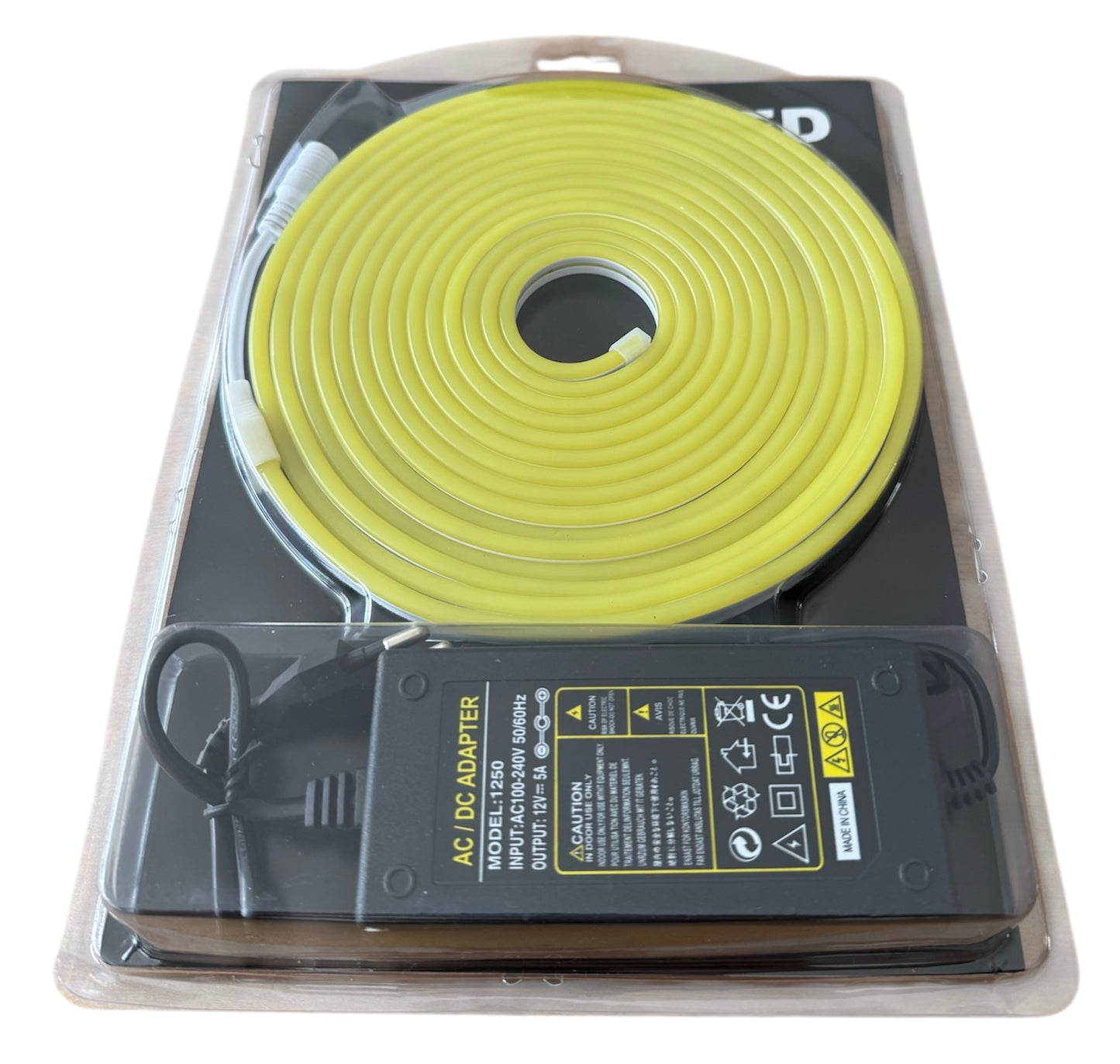 Tira LED Neon Flex de PVC – 5 metros (120 LEDs/m, 6×12 mm)