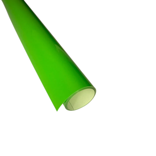 Vinilo Termotransferible Verde Fluorescente - 0.5 x 1 metro