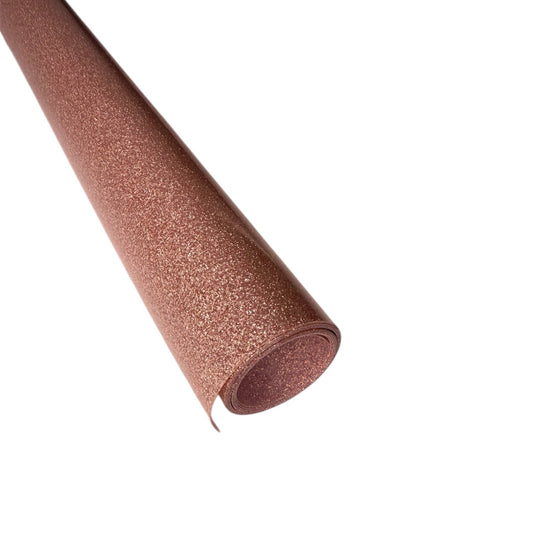 Vinilo Termotransferible Glitter Rosado - 0.5 x 1 metro