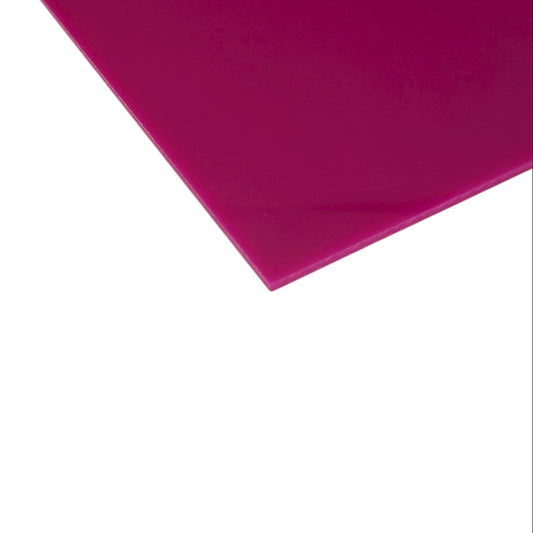 Plancha de Acrilico Color Rosado Oscuro - 40 x 30 cm (2.5mm)