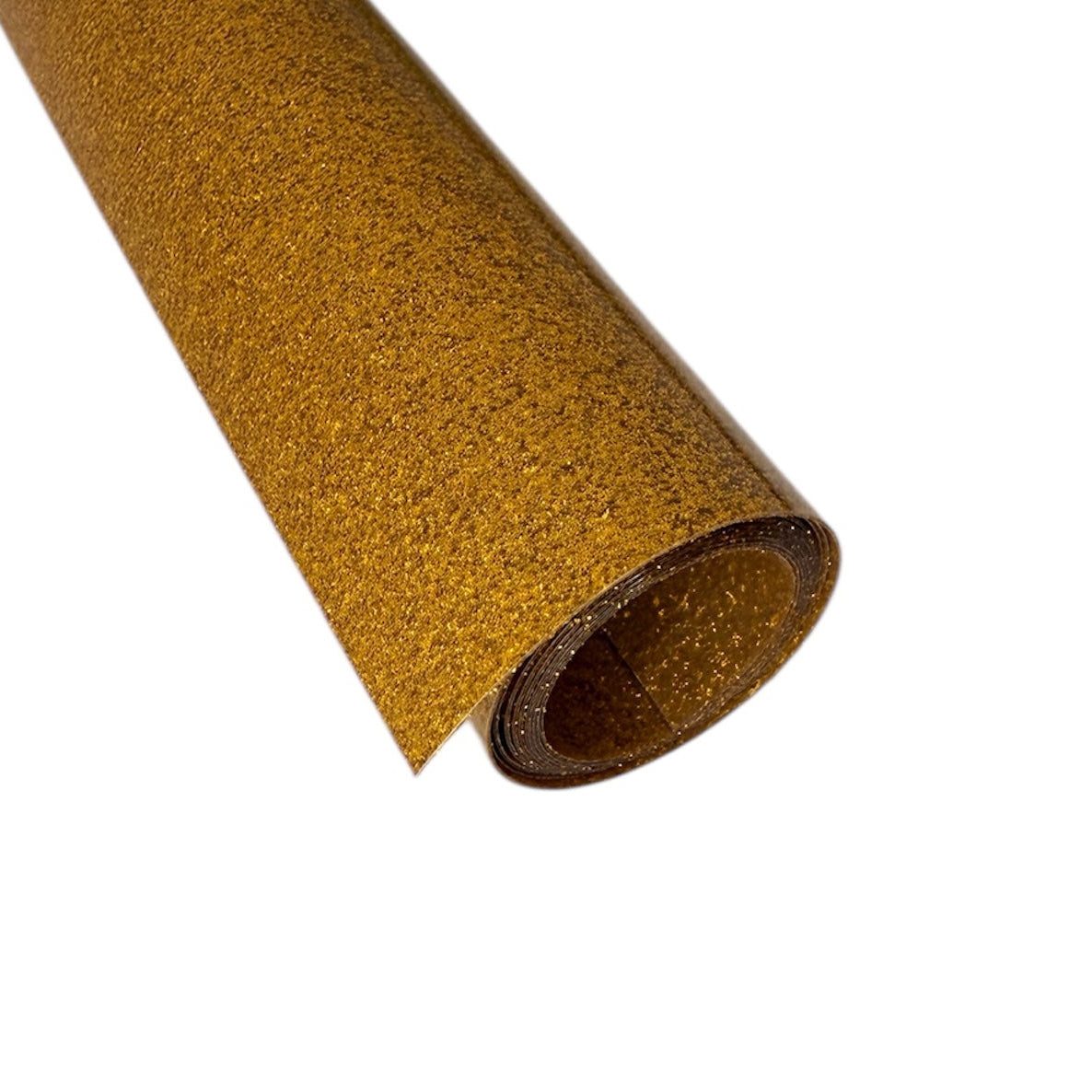 Vinilo Termotransferible Glitter Dorado - 0.5 x 1 metro